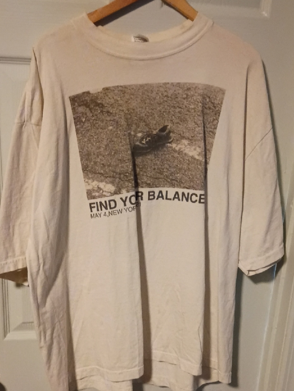Find Your Balance Graphic White Short Sleeve Tee